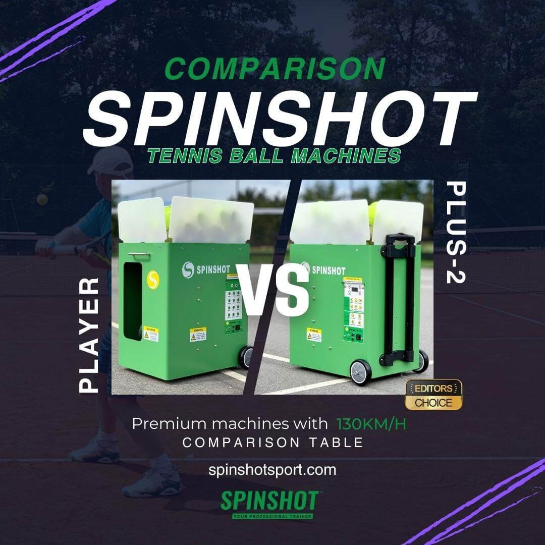 Spinshot tennis ball machines comparison chart