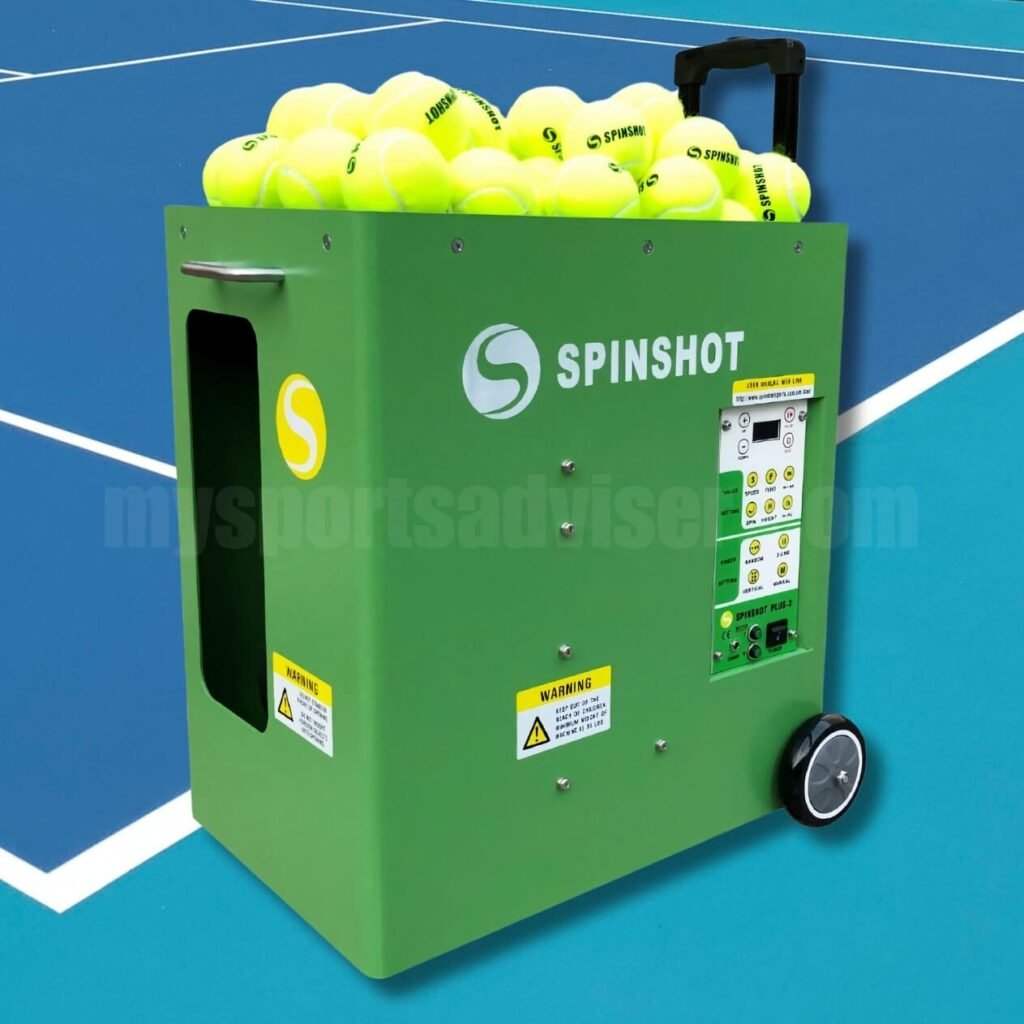 Spinshot Plus 2 Tennis ball machine HS MySportsAdviser