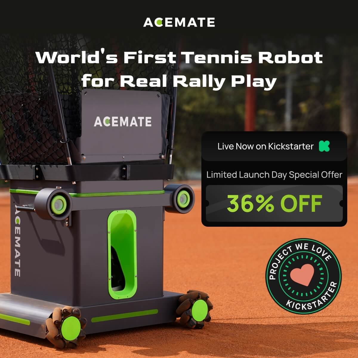 Acemate Tennis Robot MSA